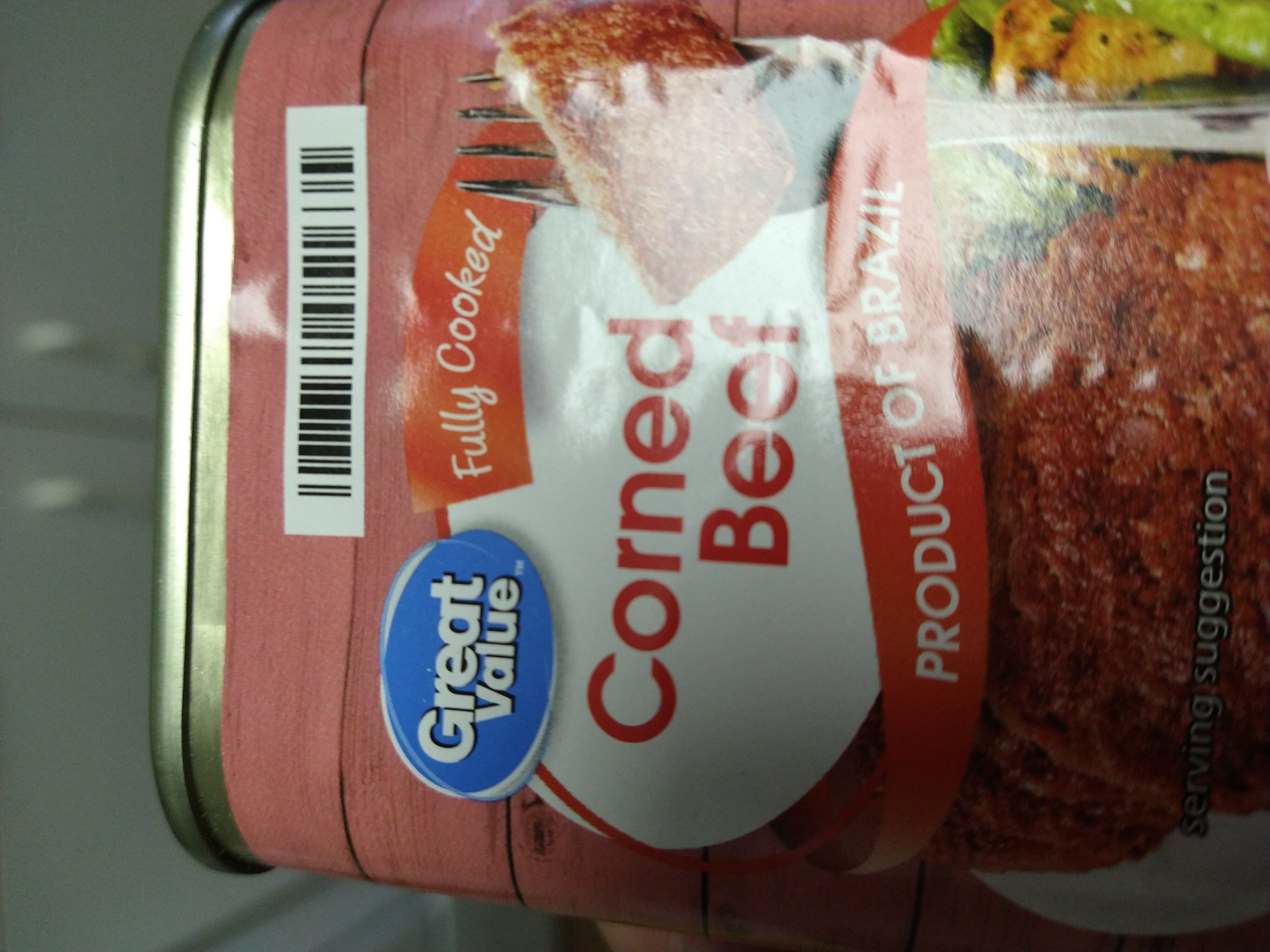 Great Value Corned Beef packshot