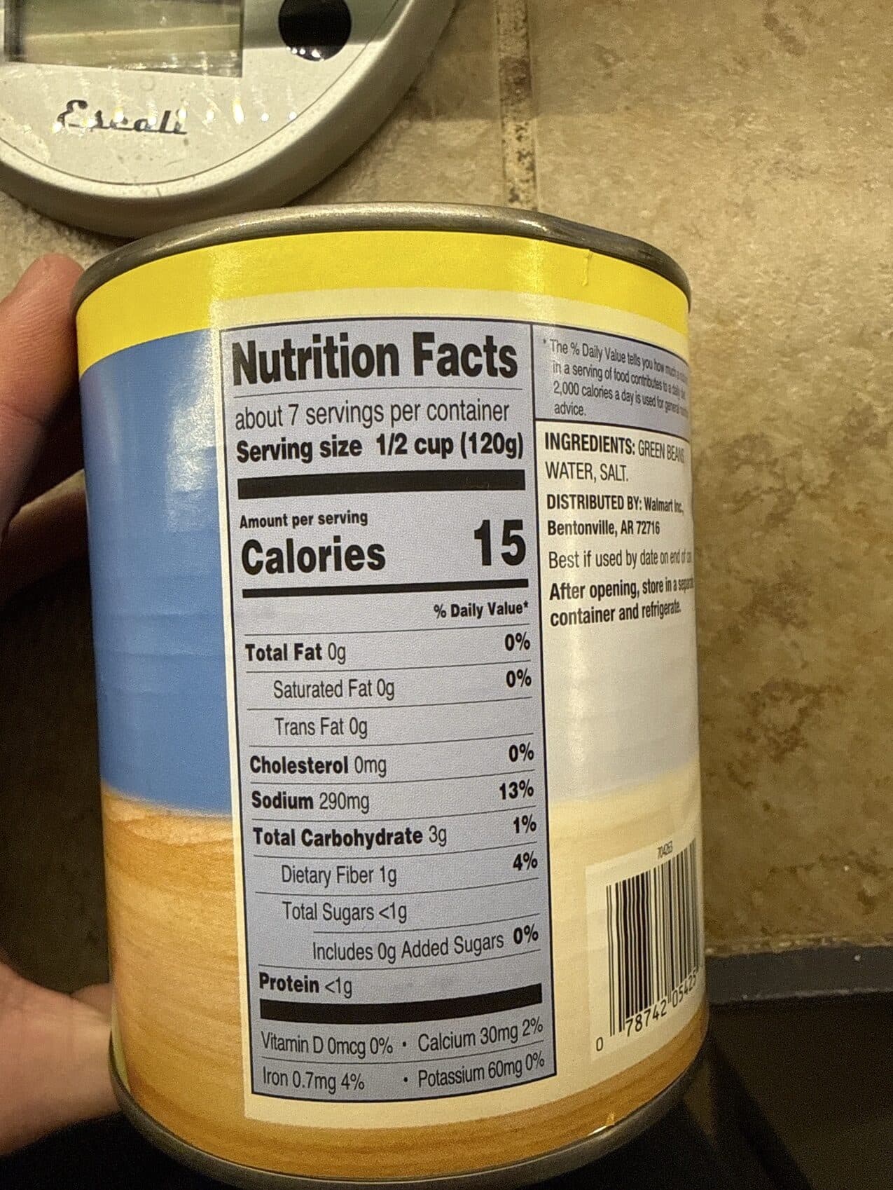 Great Value Cut Green Beans packshot
