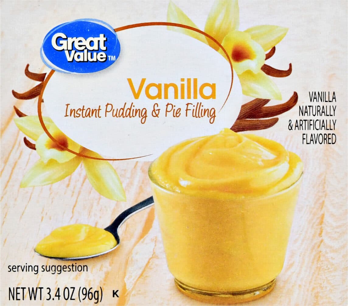 Great Value Instant Pudding & Pie Filling, Vanilla packshot