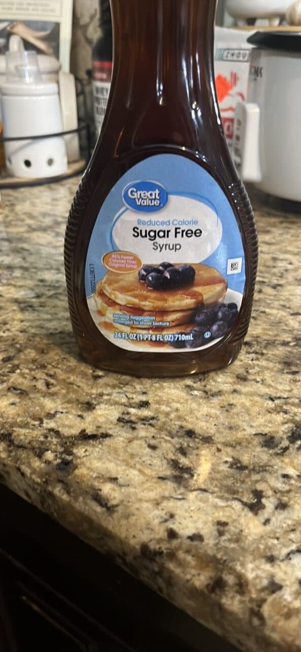 Great Value Sugar Free Syrup packshot