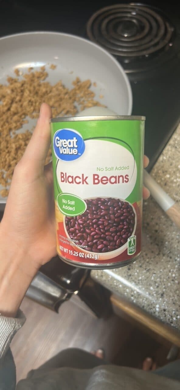 Great Value Black Beans packshot