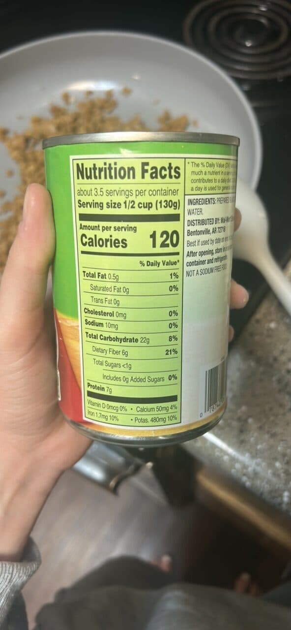 Great Value Black Beans packshot