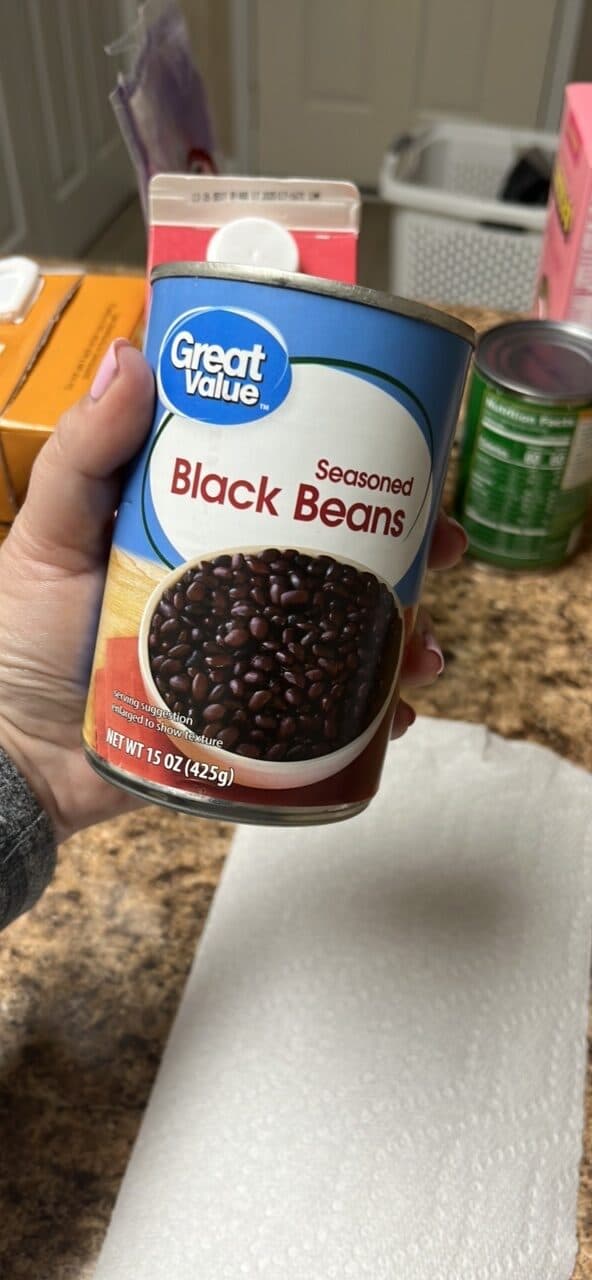 Great Value Seasoned Black Beans packshot