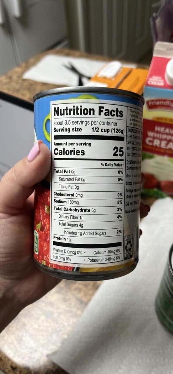 Great Value Diced Tomatoes with onion, celery, & green bell pepper packshot