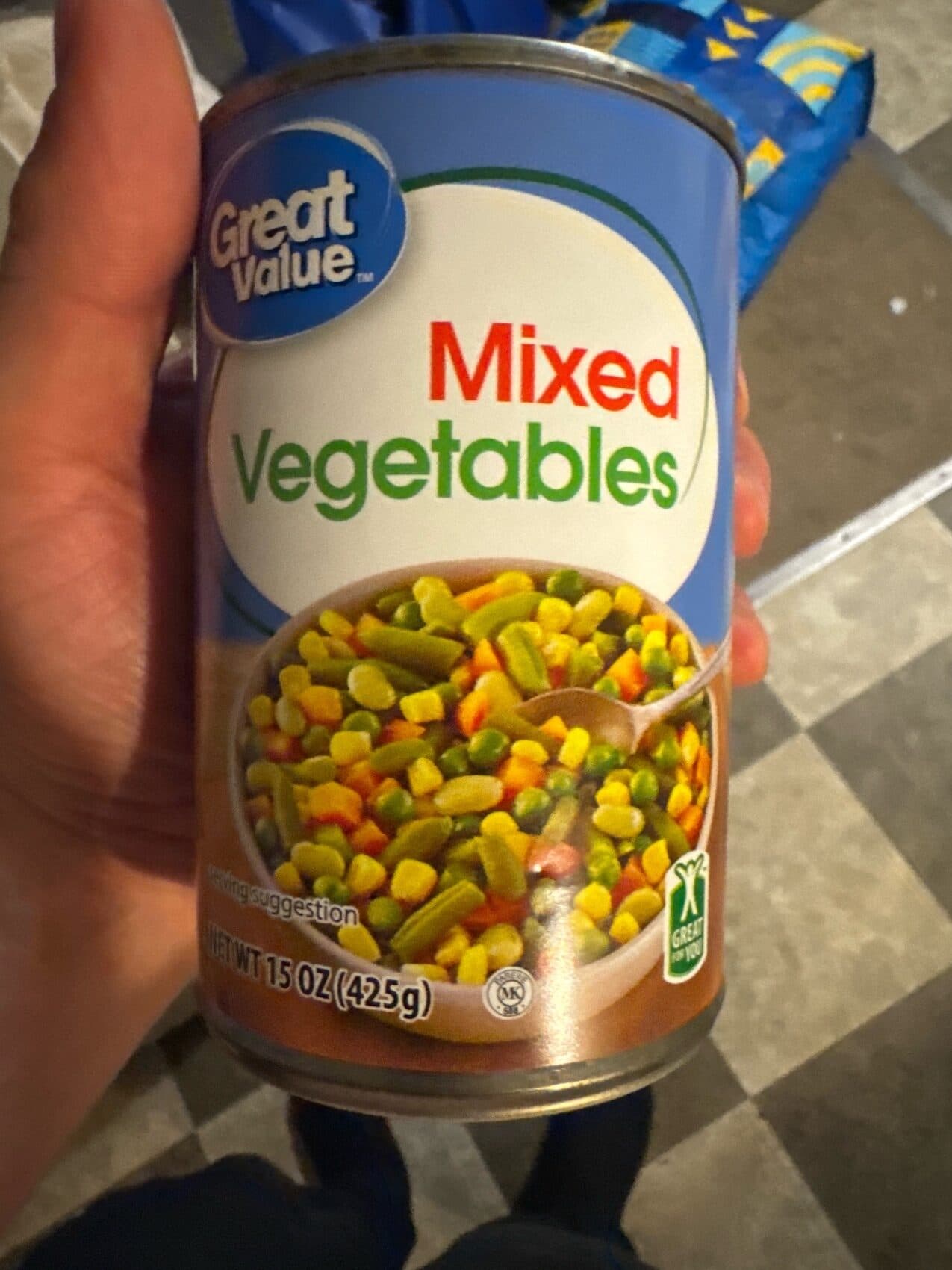 Great Value Mixed Vegetables packshot