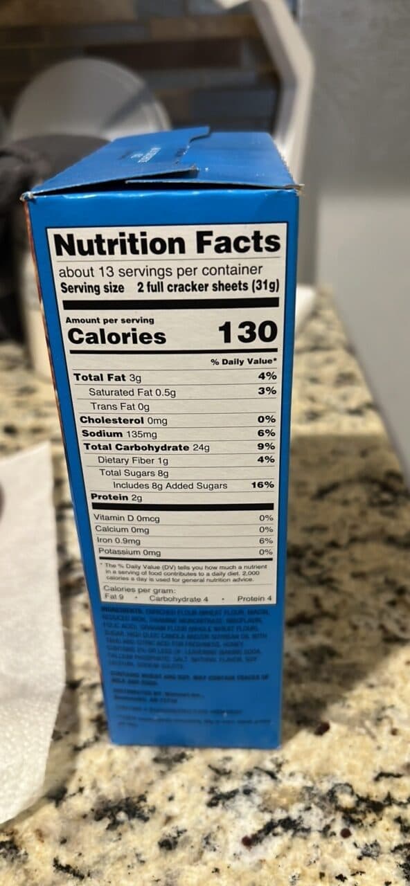 Great value Honey Graham Crackers packshot