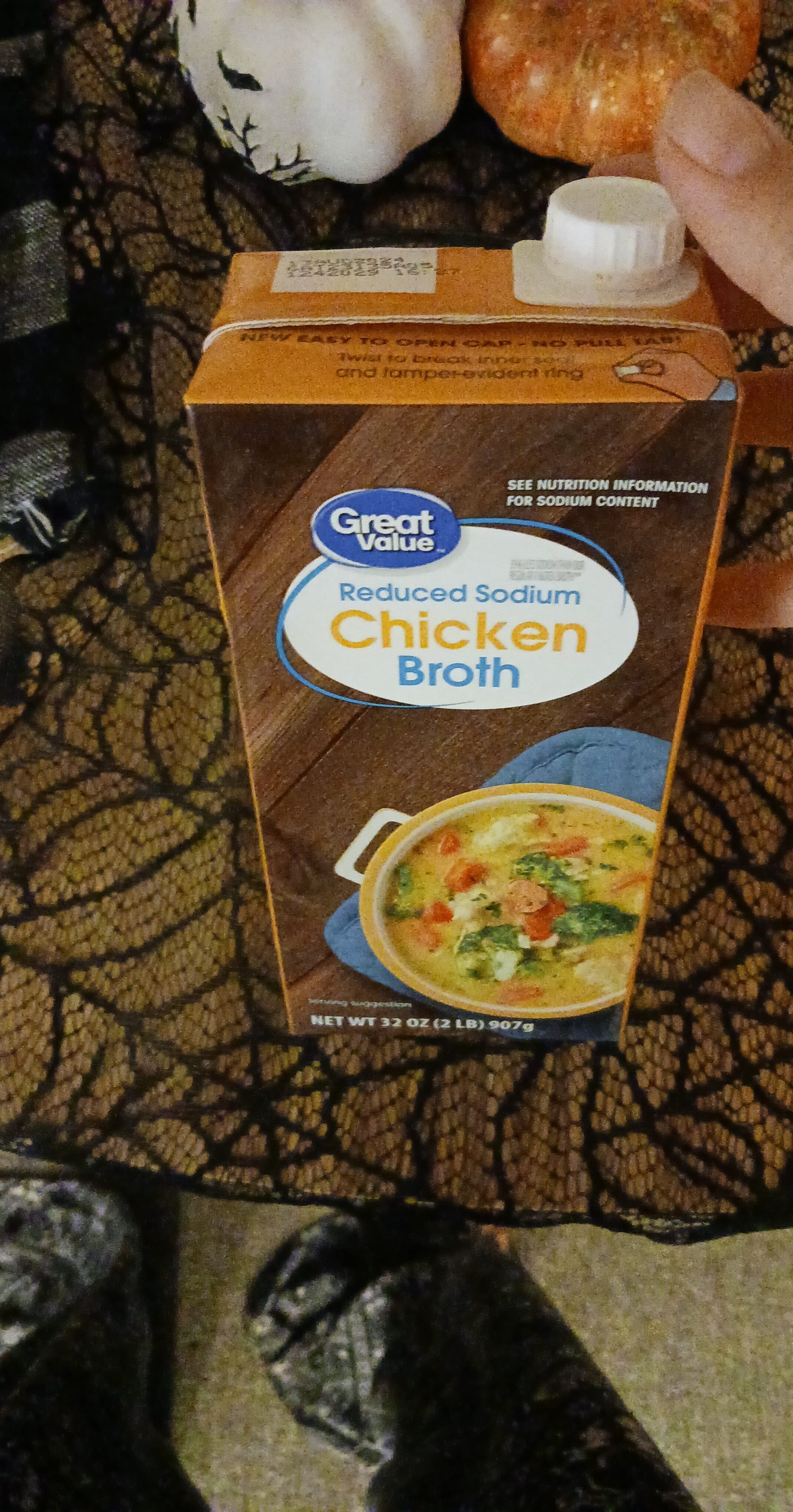 Great Value Chicken Broth packshot