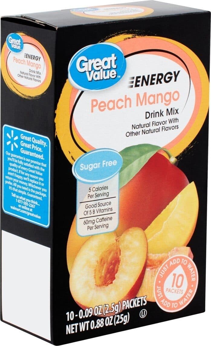 Great Value Energy Drink Mix packshot