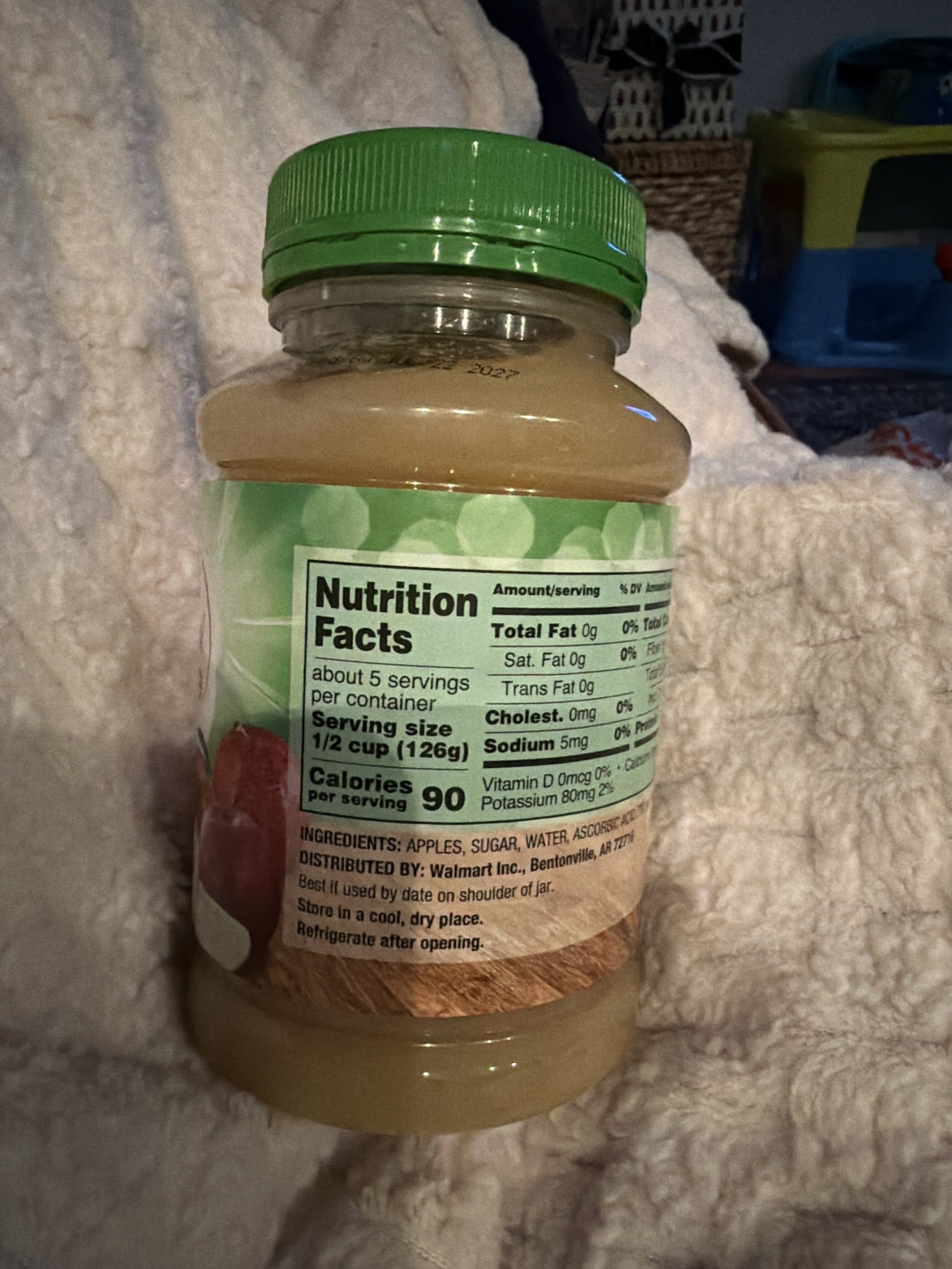 Great Value Original Applesauce packshot