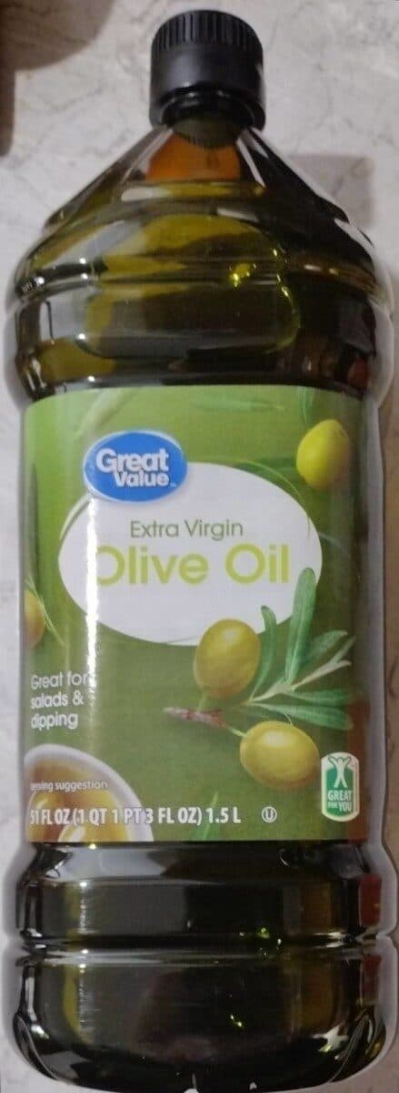 Great Value Extra virgin olive oil packshot