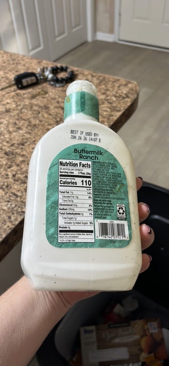 Great Value Buttermilk Ranch Dressing & Dip packshot