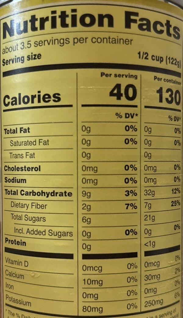 Great Value Sliced Pears packshot