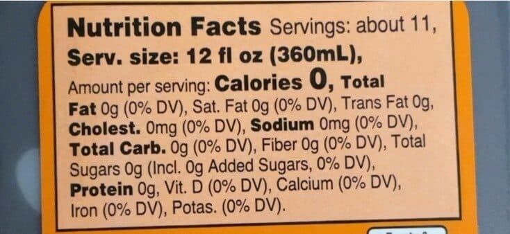 Great Value Sugar Free Sweet Tea packshot
