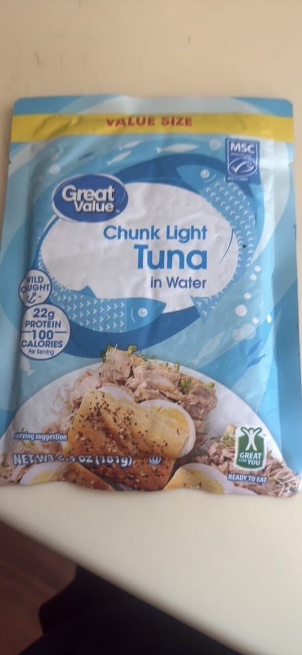 Great Value Chunk Light Tuna in Water packshot