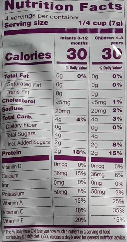 Parent's Choice mixed berry yogurt bites packshot