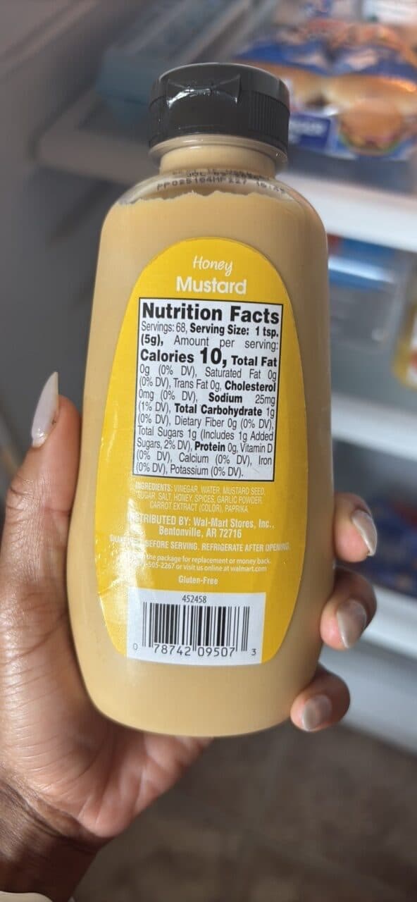 Great Value Honey Mustard packshot