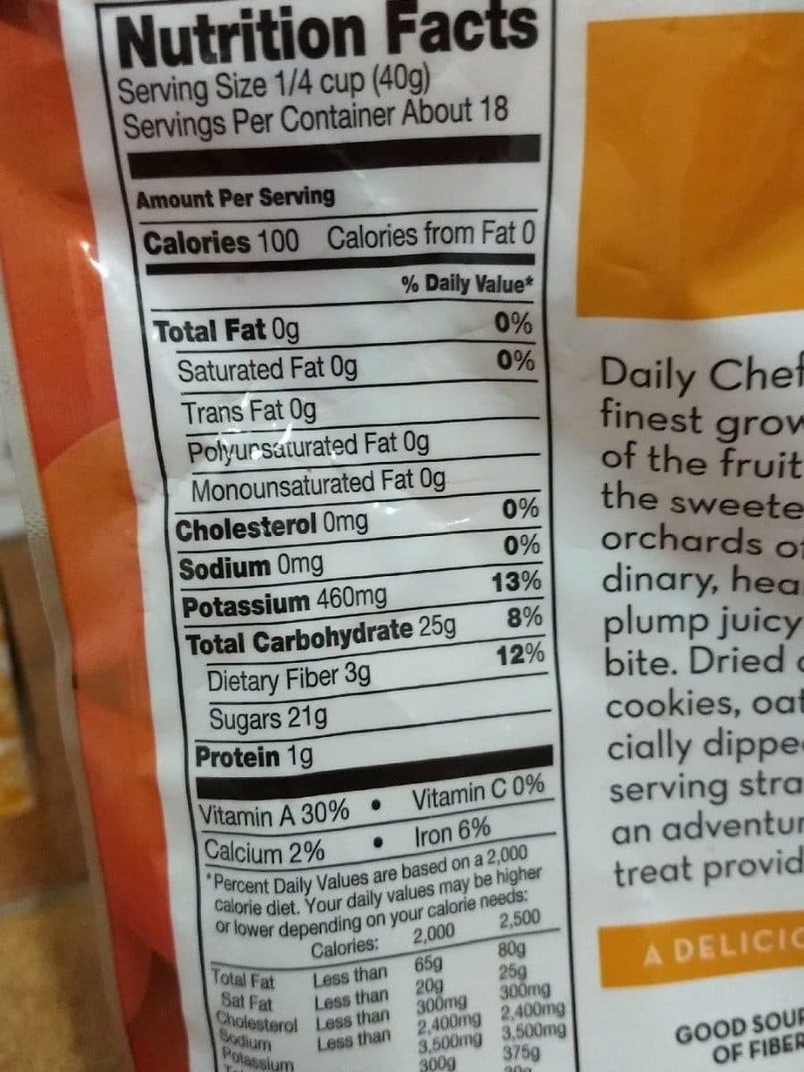 Daily Chef Daily chef, dried mediterranean apricots packshot