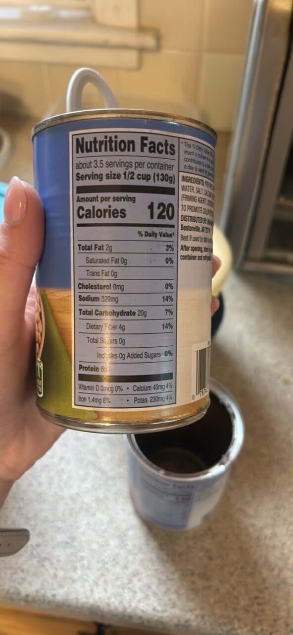 Great Value Chick Peas packshot