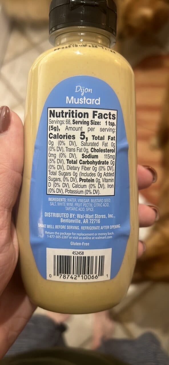 Great Value Dijon Mustard Made With White Wine packshot
