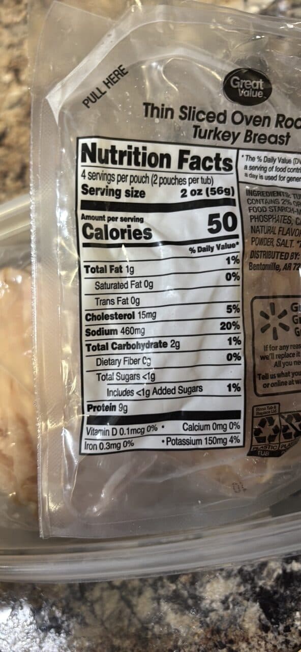 Great Value Oven Roasted Turkey Breast packshot