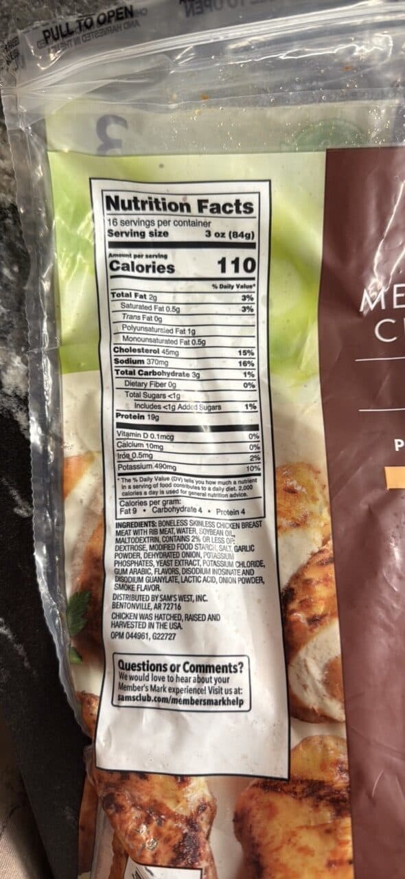 Member's Mark Mesquite Grilled Chicken Fillets packshot