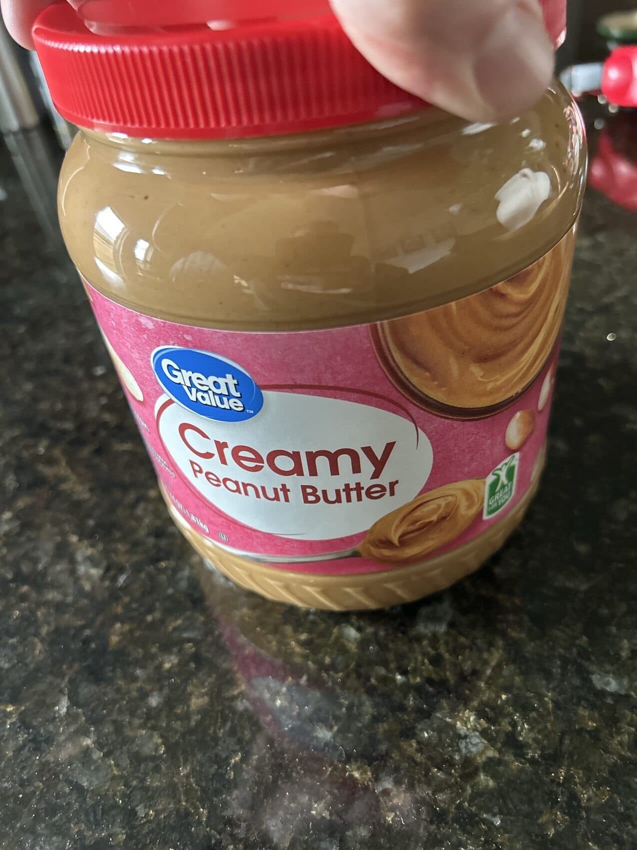 Great Value Creamy Peanut Butter packshot