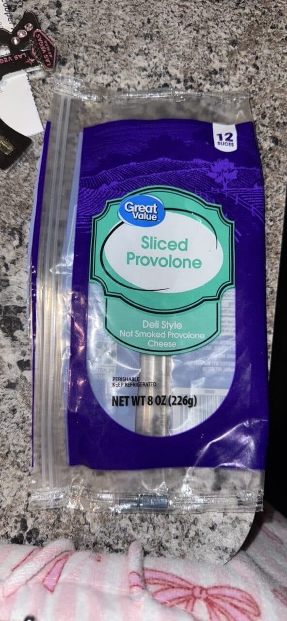 Great Value Sliced Provolone packshot