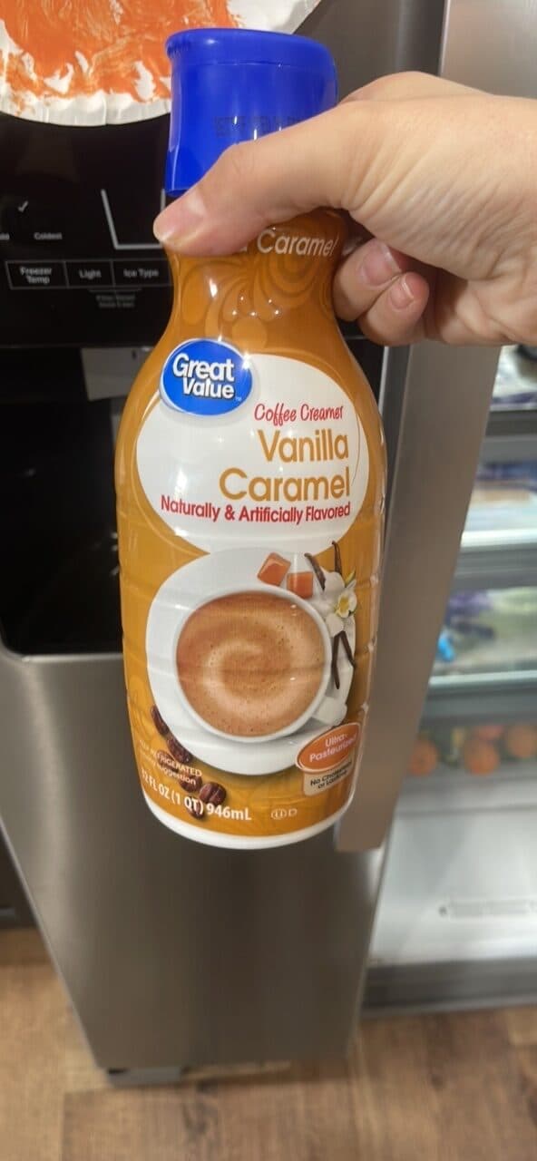 Great Value Coffee Creamer Vanilla Caramel packshot