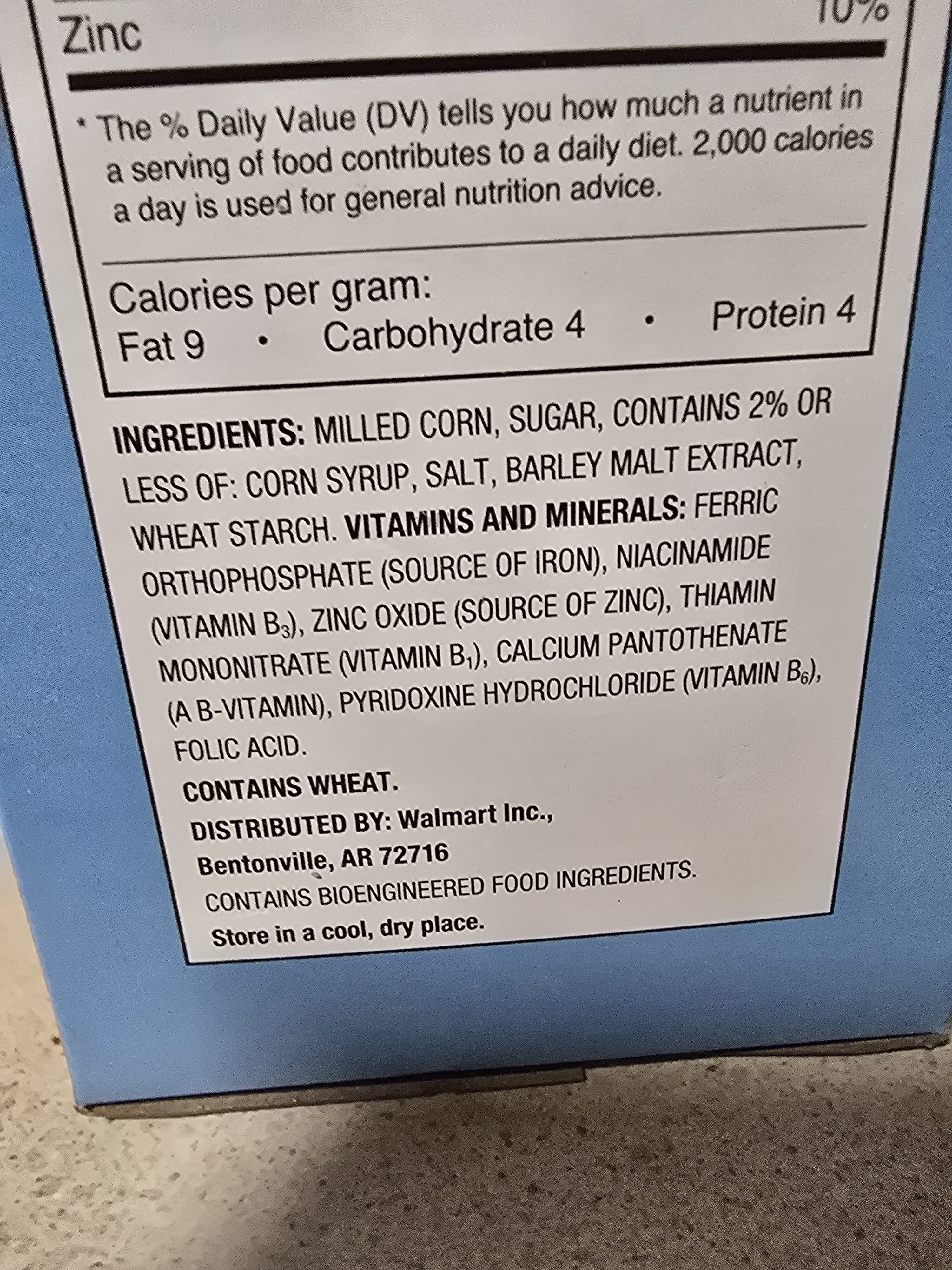 Great Value Frosted Flakes packshot