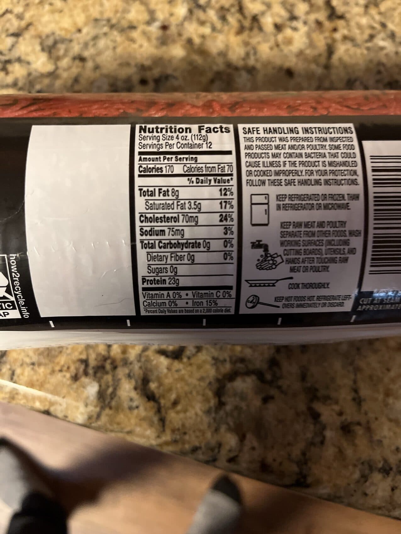 Great Value LEAN GROUND BEEF packshot