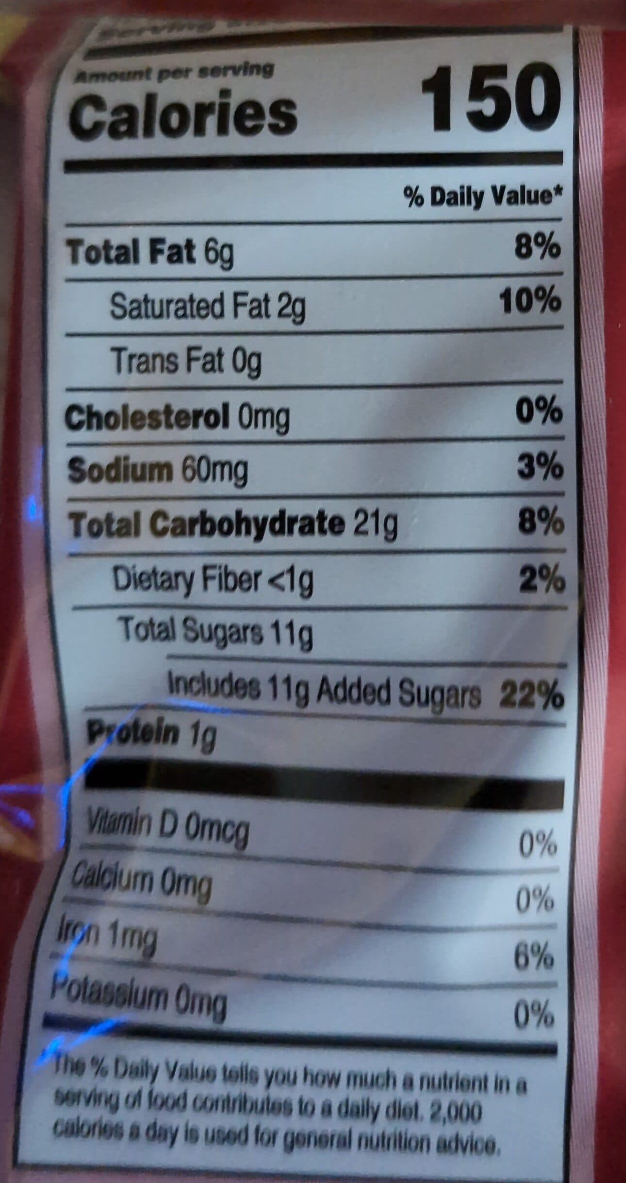 Great Value Chewy Chippers packshot