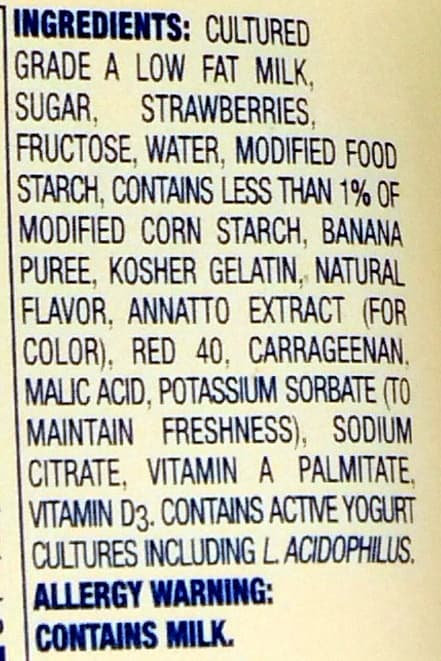 Great Value Lowfat yogurt packshot