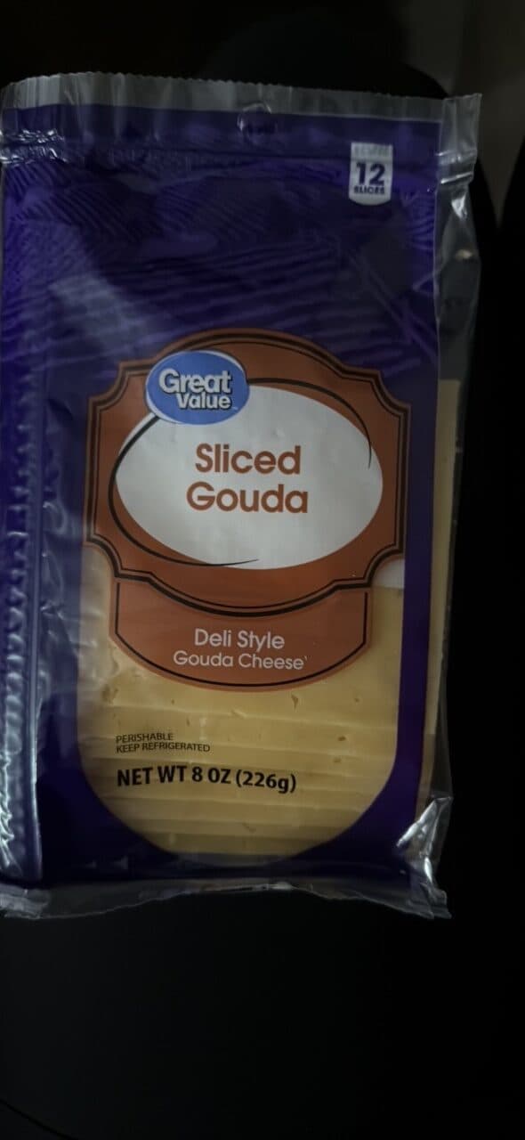 Great Value Sliced Gouda packshot
