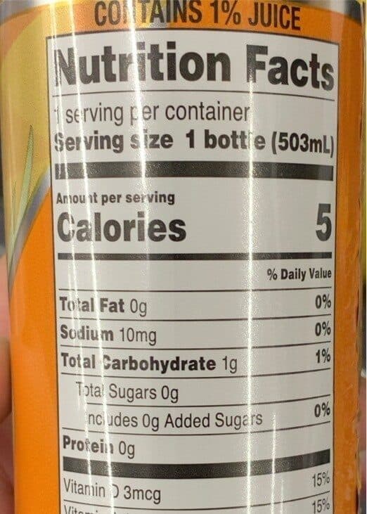 Clear American Pineapple Orange packshot