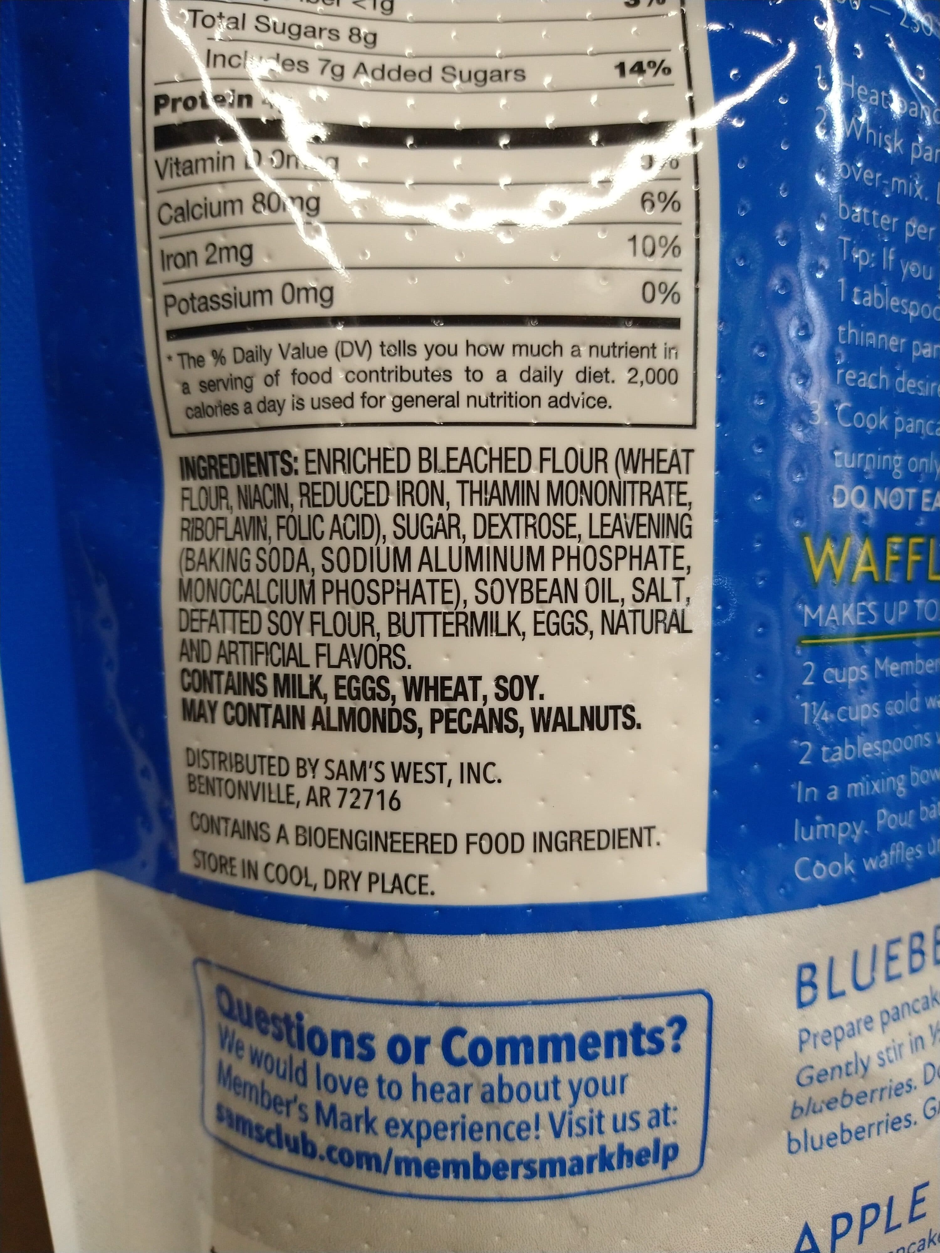 Member's Mark BUTTERMILK PANCAKE MIX packshot
