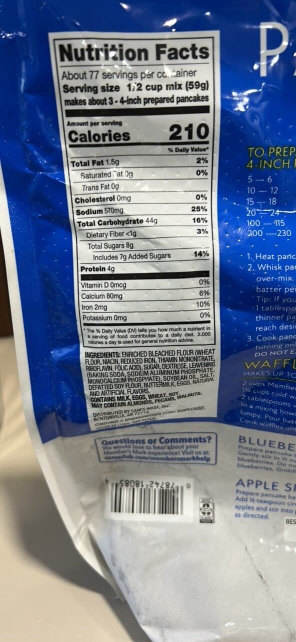 Member's Mark BUTTERMILK PANCAKE MIX packshot