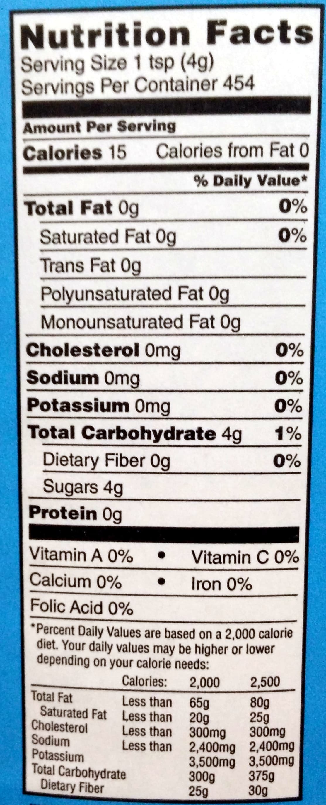 Great Value Granulated Sugar packshot
