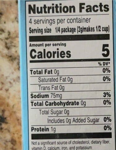 Wal-Mart Stores Inc. Sugar Free Low Calorie Gelatin Dessert packshot