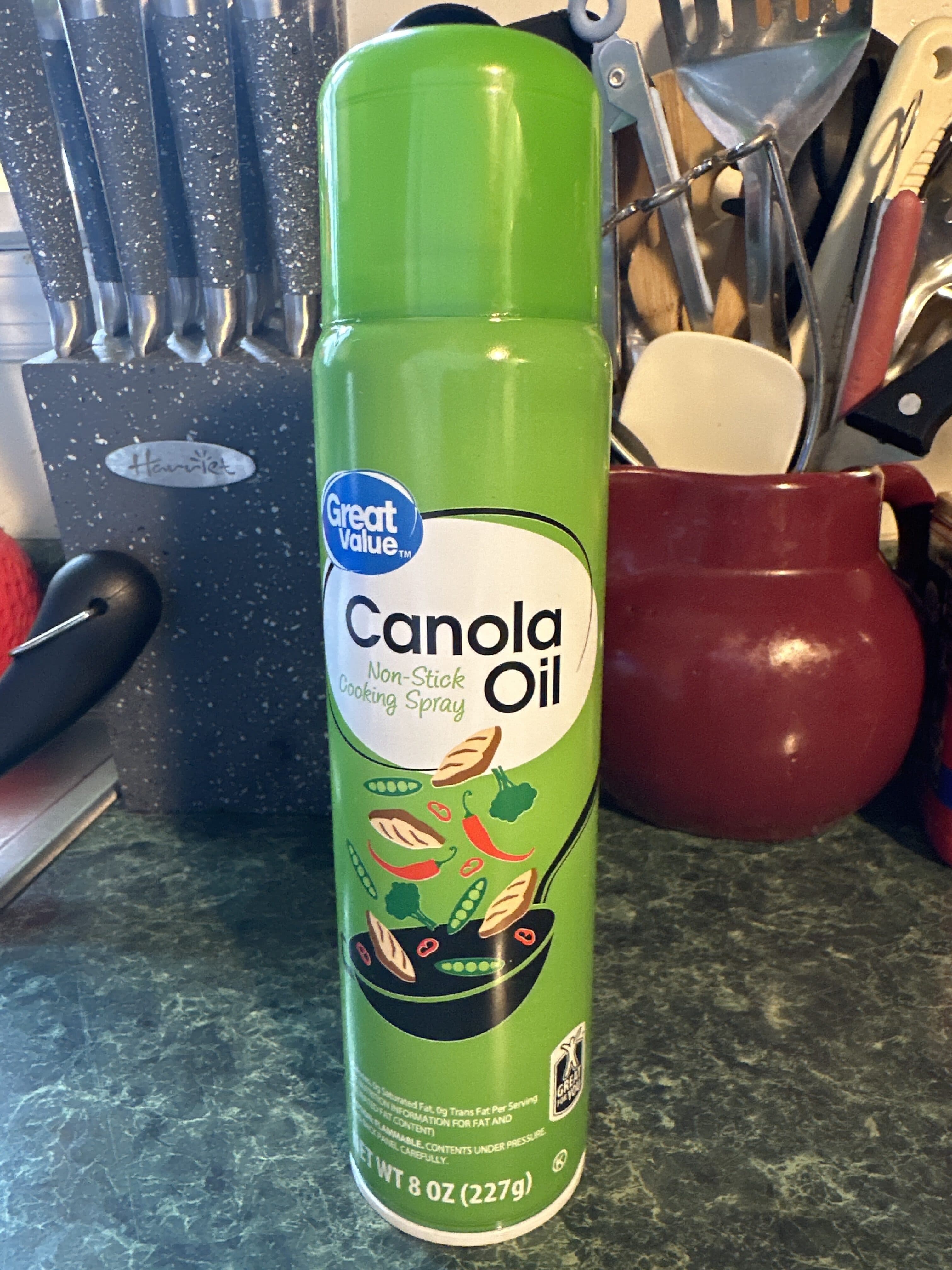 Great Value Canola Oil Non-Stick Cooking Spray packshot