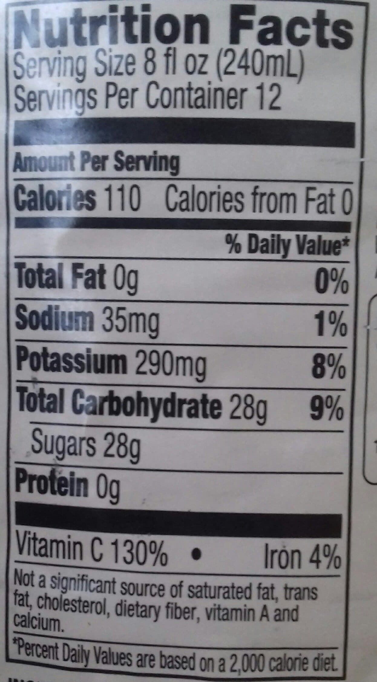 Great Value Apple 100% Juice packshot