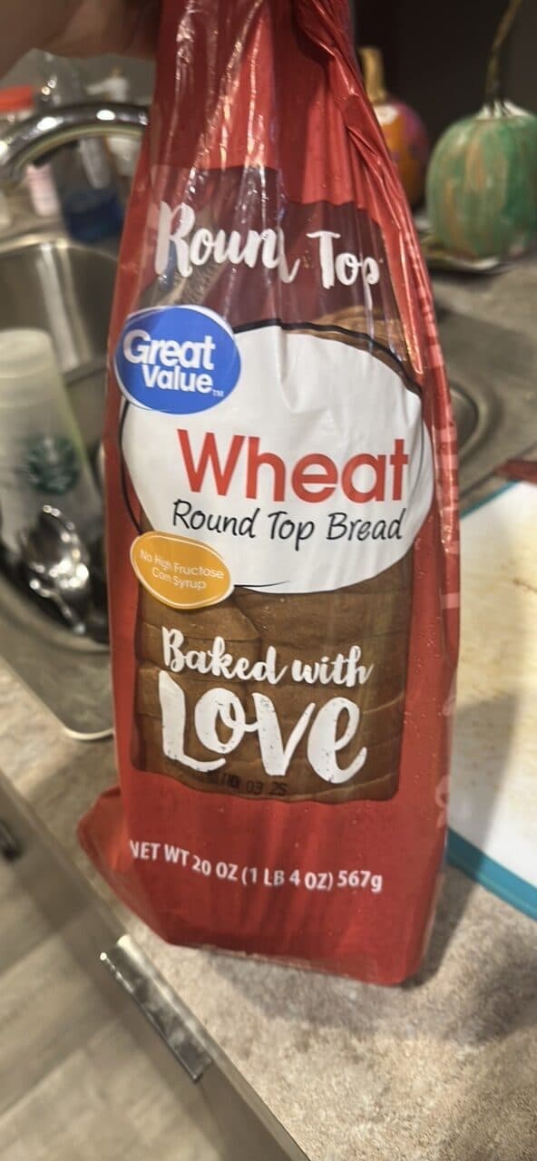 Great Value Wheat Round Top Bread packshot