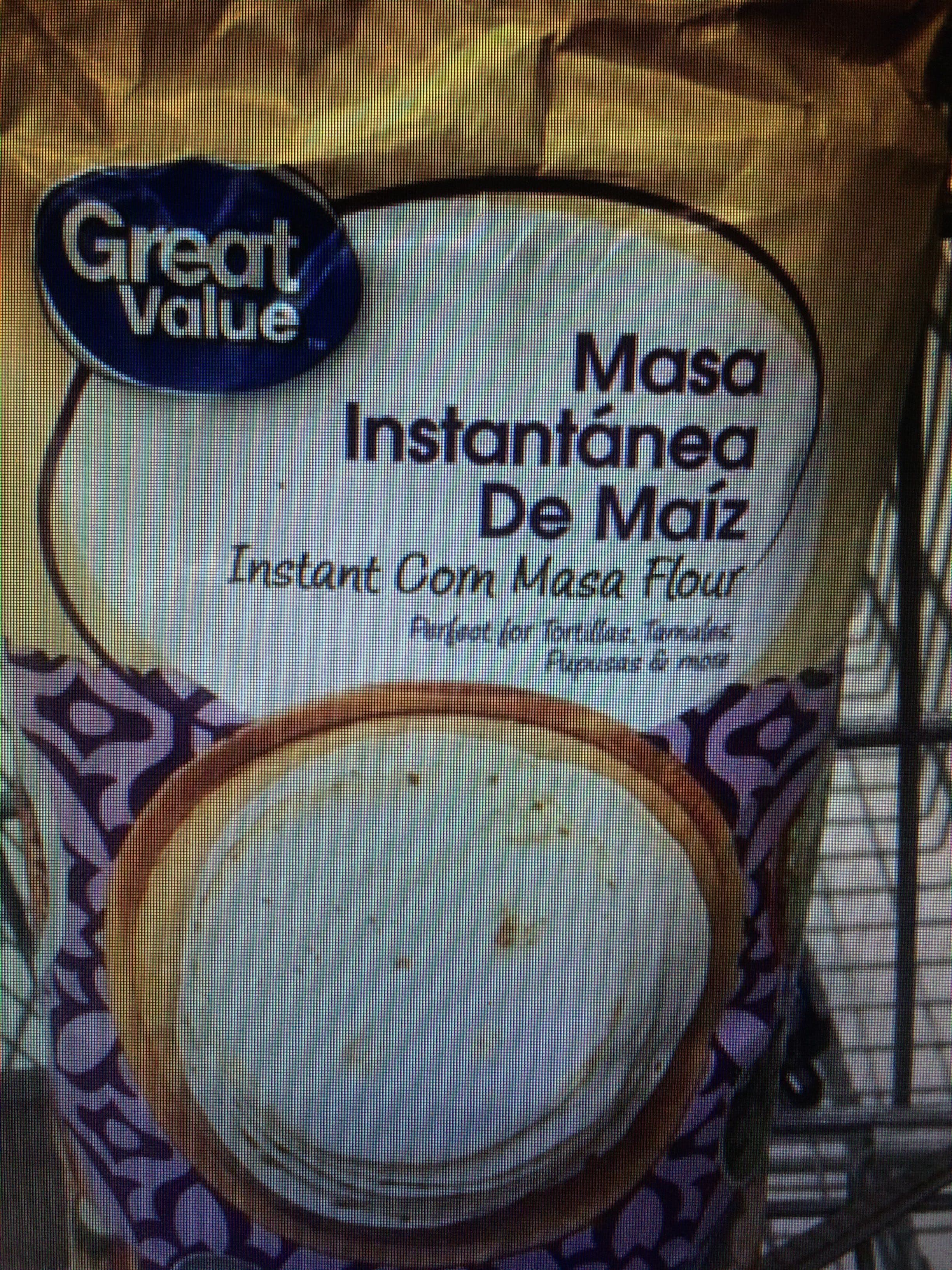 Great Value Instant Corn Masa Flour packshot