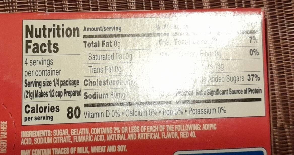 Great Value Gelatin dessert - Watermelon packshot