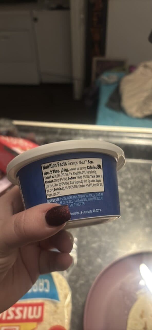 Great Value Cream Cheese Spread packshot