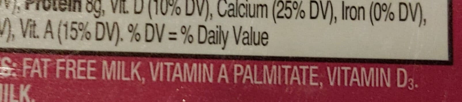 Great Value Fat Free 0% Milk packshot