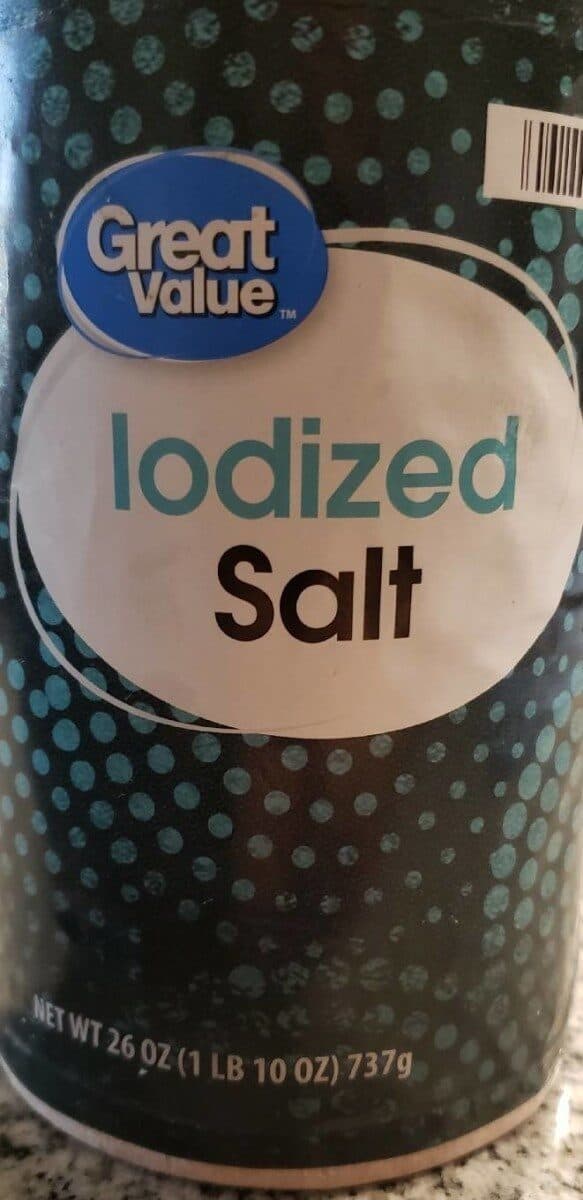 Great Value Iodized Salt packshot