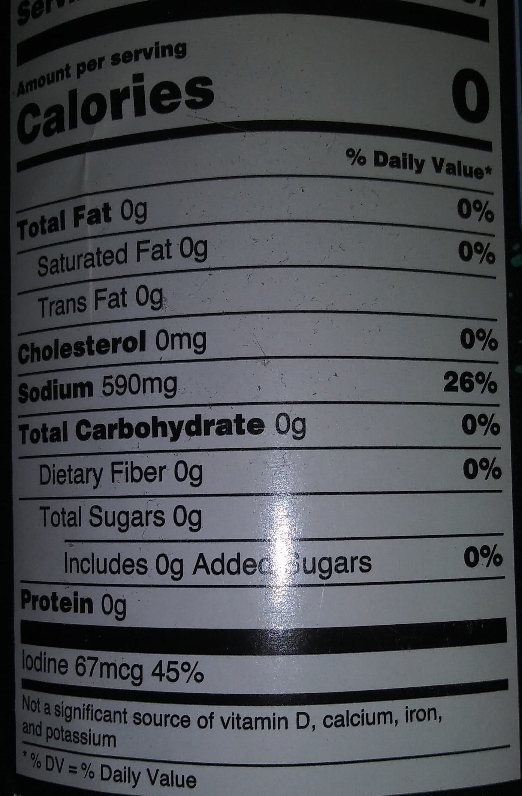 Great Value Iodized Salt packshot