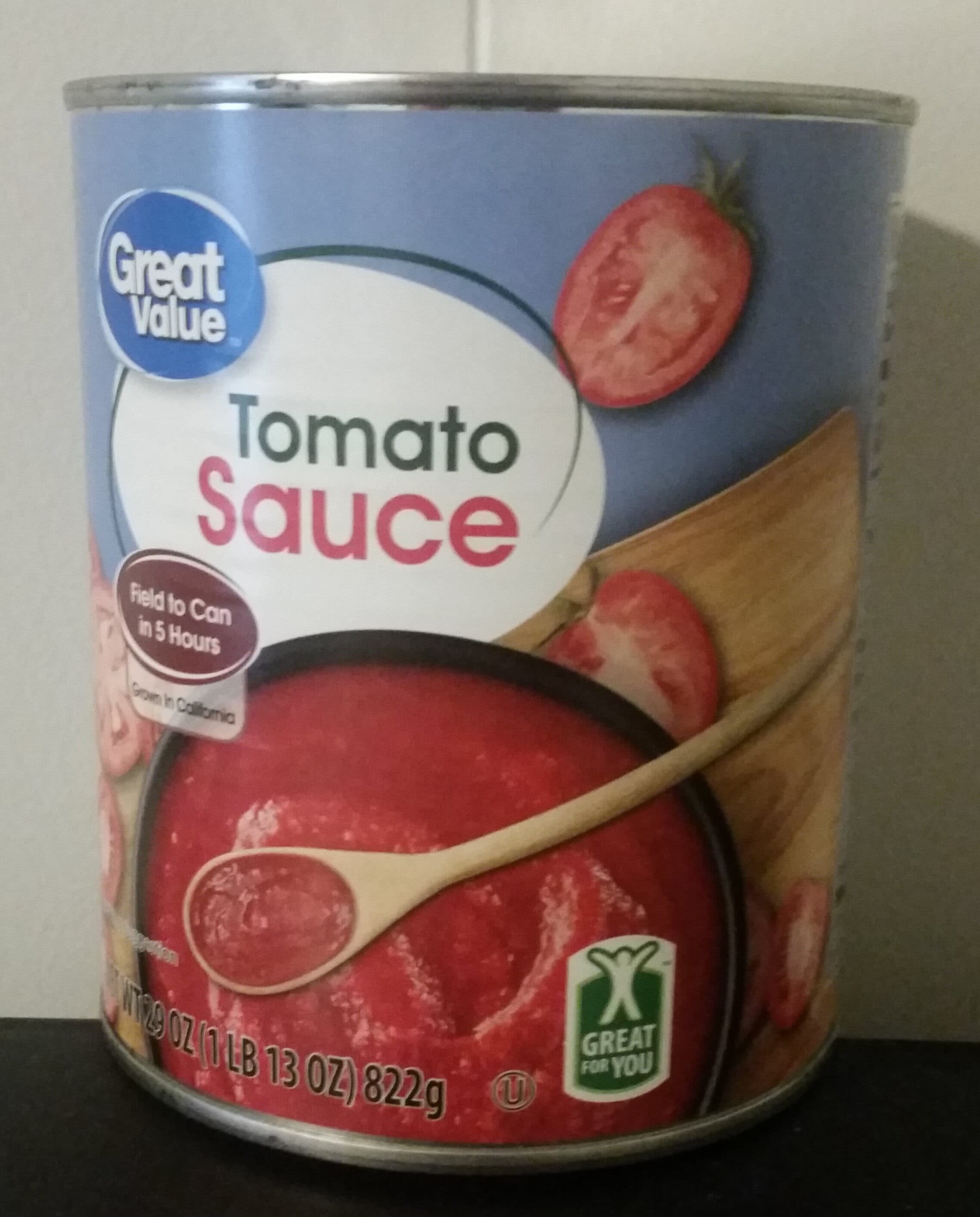 Great Value Great value, tomato sauce packshot
