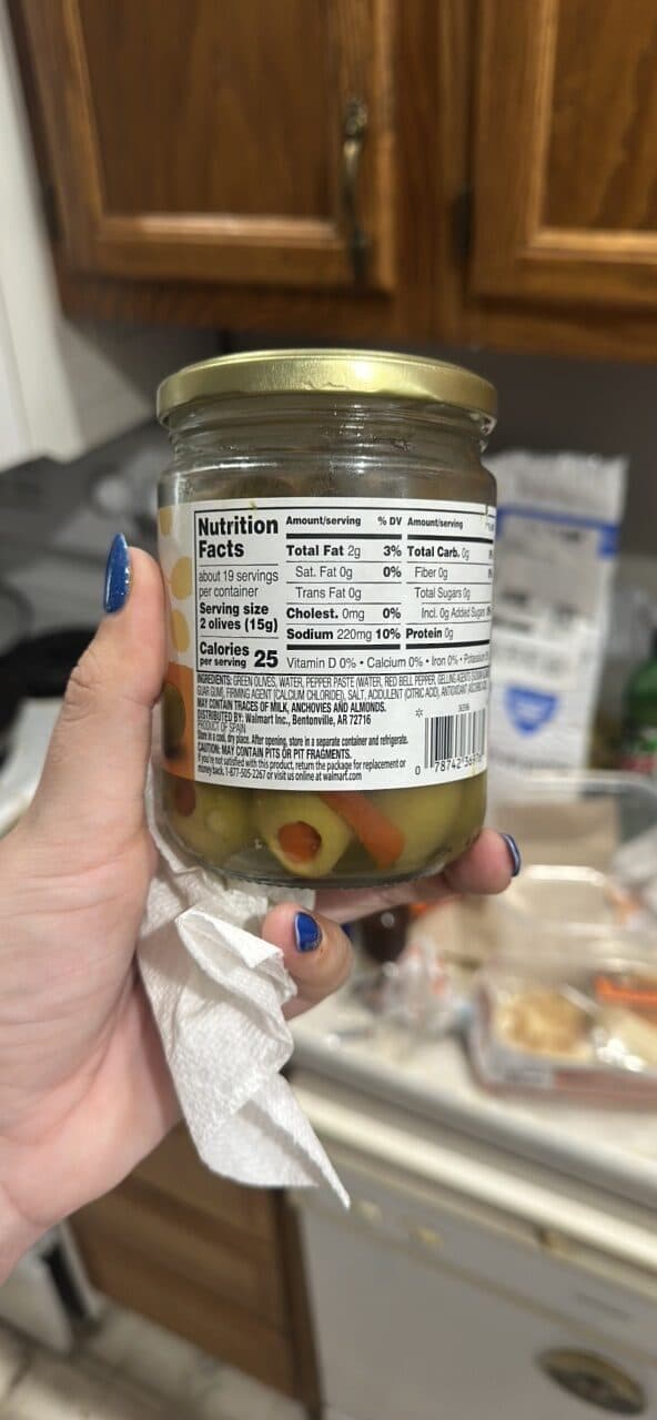 Great Value Stuffed Queen Olives with Minced Pimento packshot