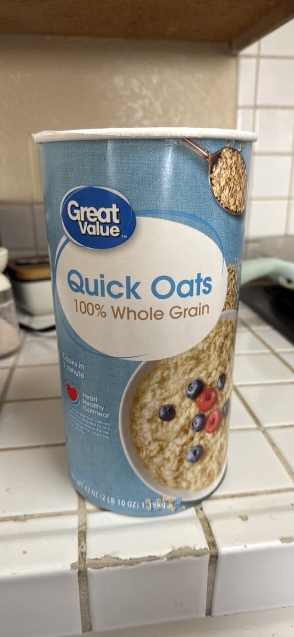 Great Value Quick Oats packshot